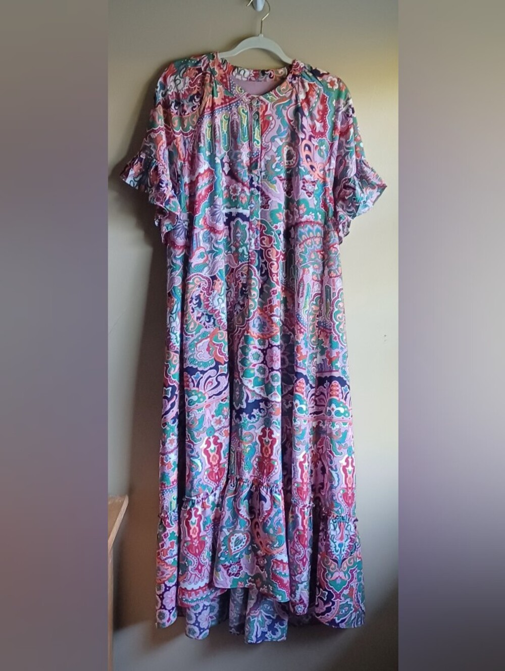 BY ANTHROPOLOGIE maxi Colorful Dress XL